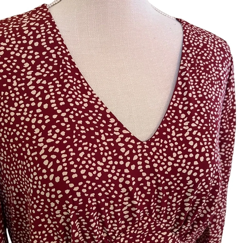 Listicle Dot Dress M
